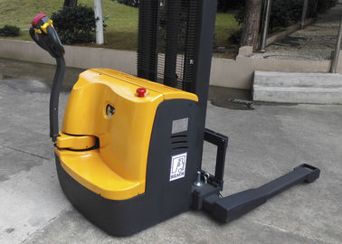 Straddle Bacaklar Elektrikli Walkie Forklift, Ayarlanabilir Elektrikli Powered Forklift