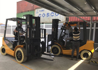 Büyük Pil Forklift 3000kg, Çift Denetleyici Forkliftler