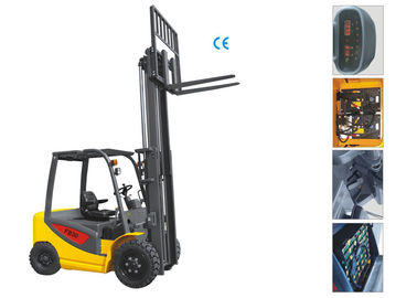 Kaldırma 6 Metre 3 Ton Elektrikli Forklift, Tripleks Geniş Görüş Direk Küçük Elektrikli Forklift