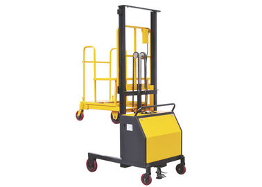 Yarı Elektrikli Sipariş Seçici Forklift, PU Tekerlek Depo Sipariş Toplama Ekipmanları